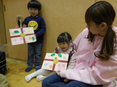 さわらび広場　サンタさんがやってきた♡