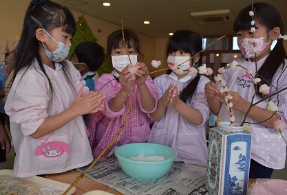 はなもちを作ったよ♡（すずらん組）:画像３