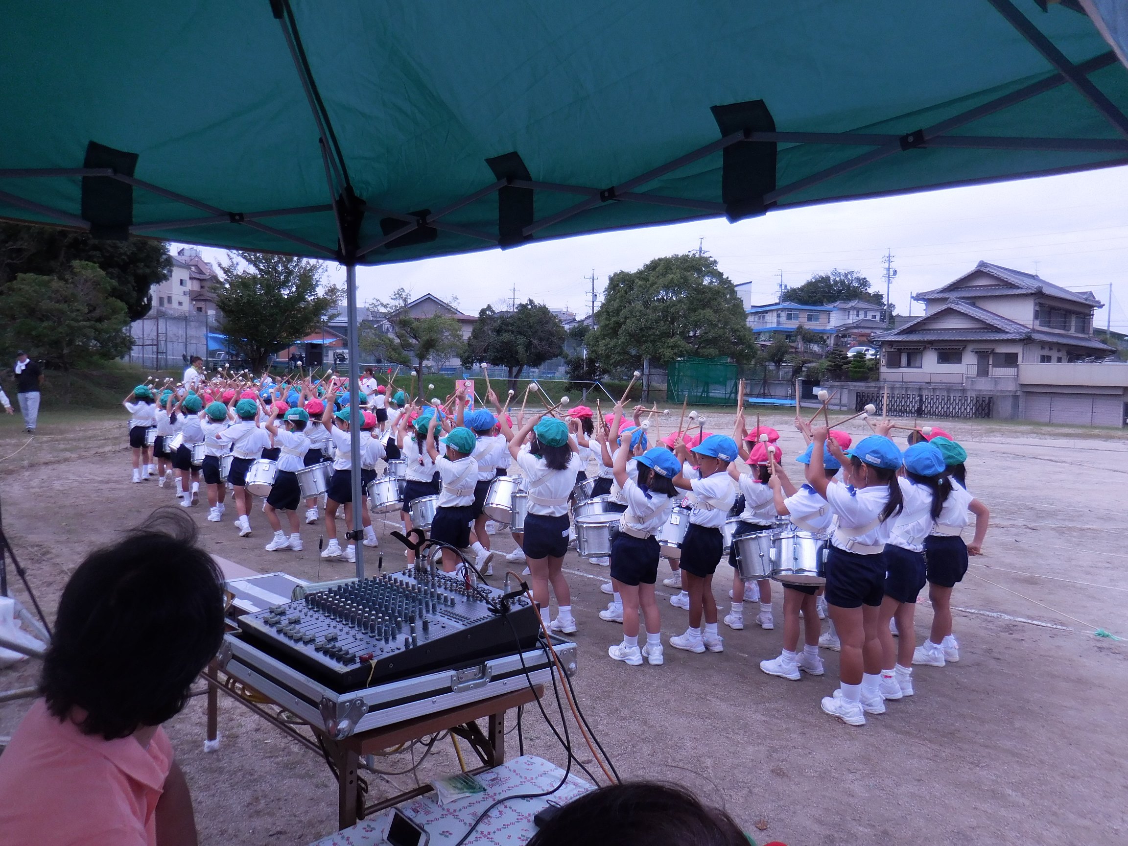 運動会のリハーサルがありました