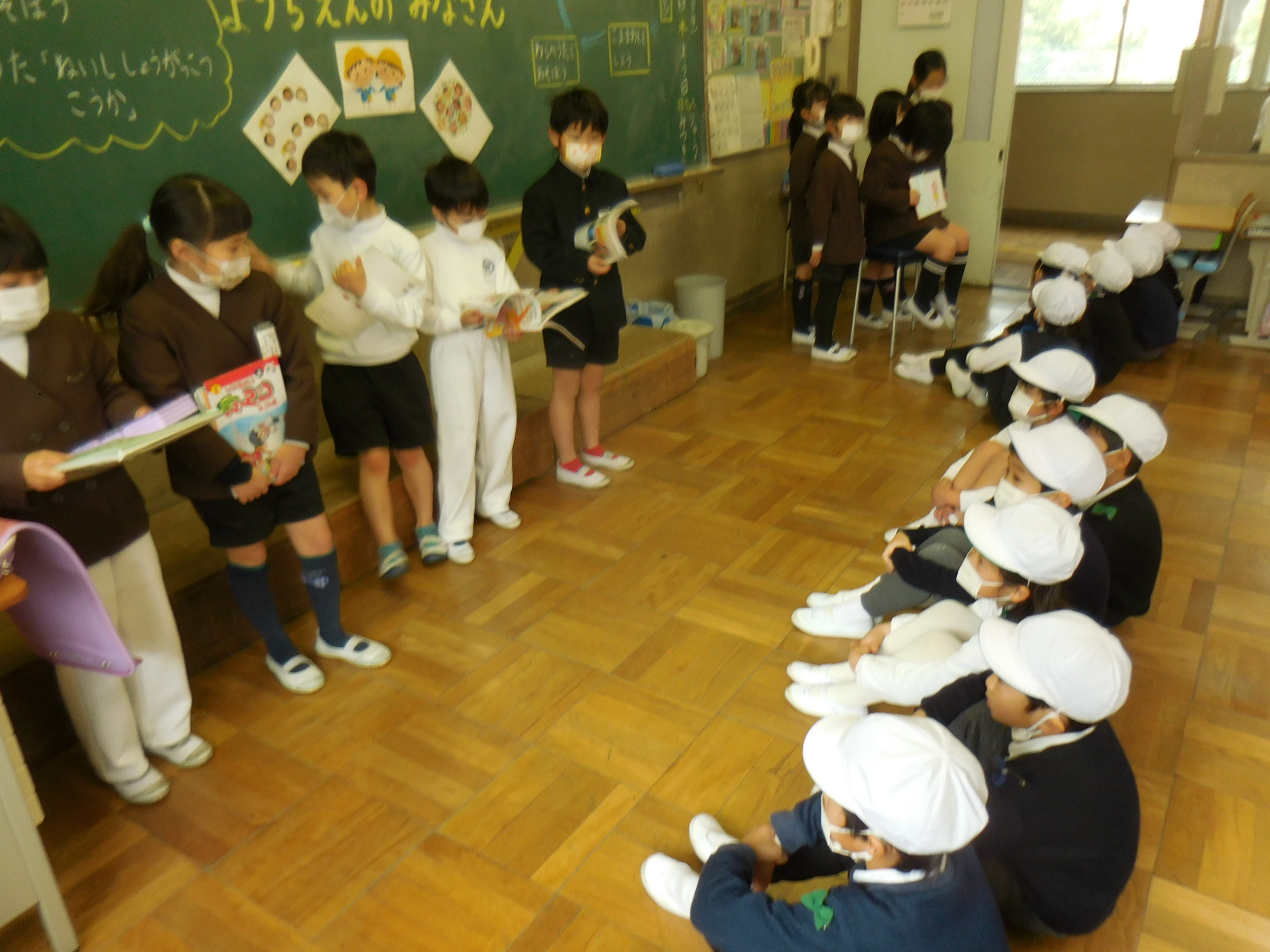 根石小学校との交流会がありました☆(年長):画像5