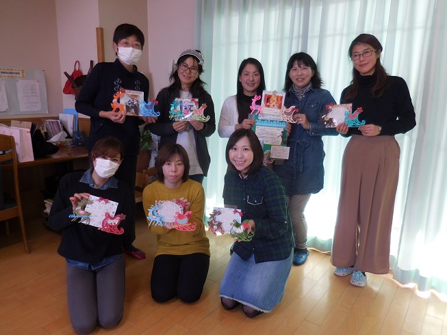 スクラップブッキングの講師の方が来てくださいました♪:画像２