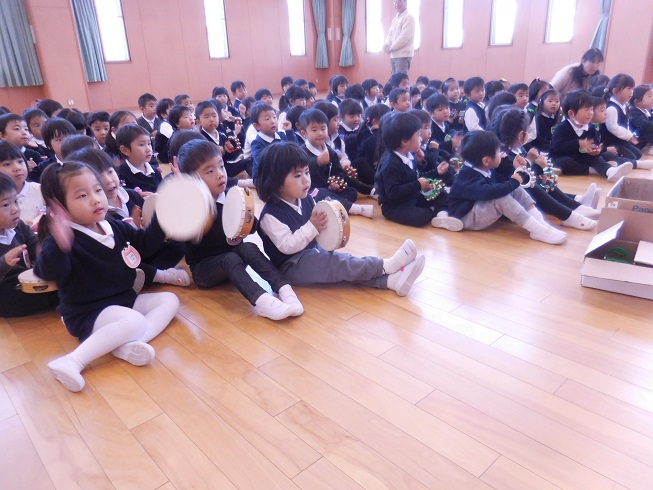 器楽遊びをしました♪