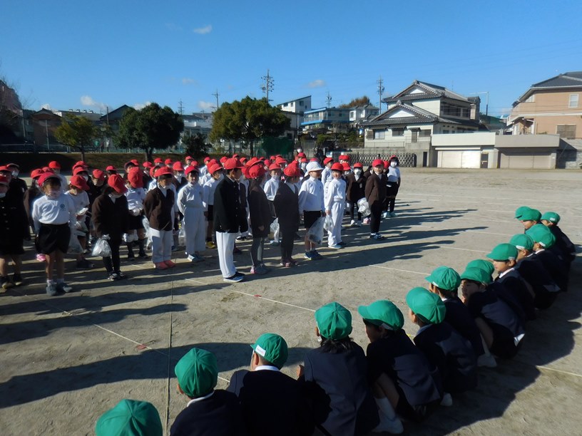 根石小１年生との交流会がありました☆年長☆