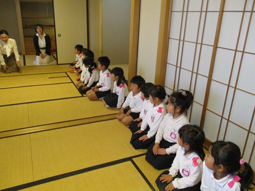 茶道はじまりました！！！（さくら組）