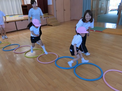 れんげ組の運動遊びがありました☆:画像３