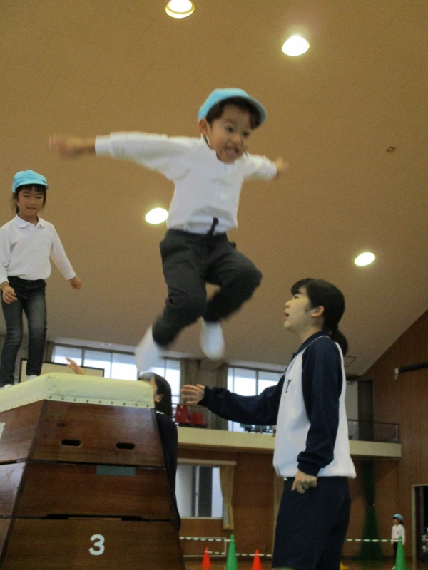 運動遊び♪(あじさい組)