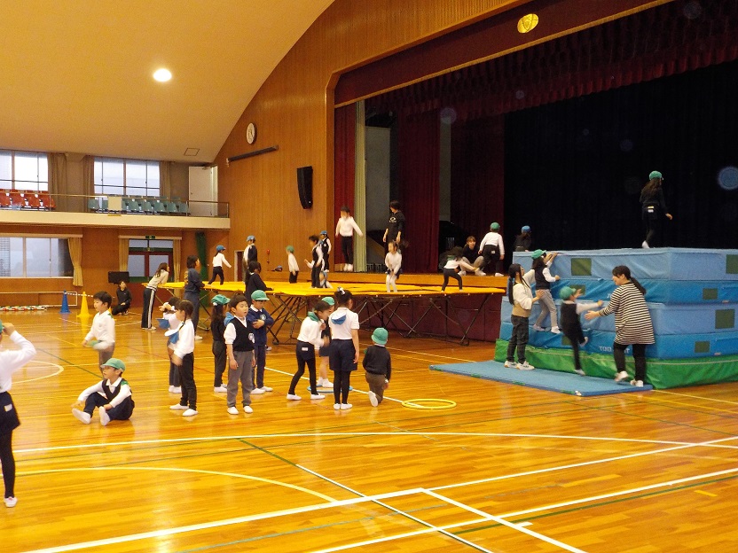 鳥居先生最後の運動遊びありがとうございました