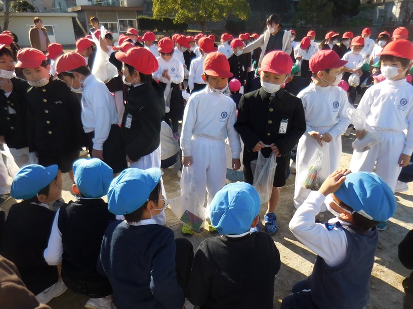 根石小１年生との交流会がありました☆年長☆:画像２