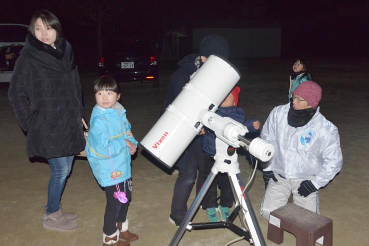 親子で三日月と冬の星座を観察する会:画像６