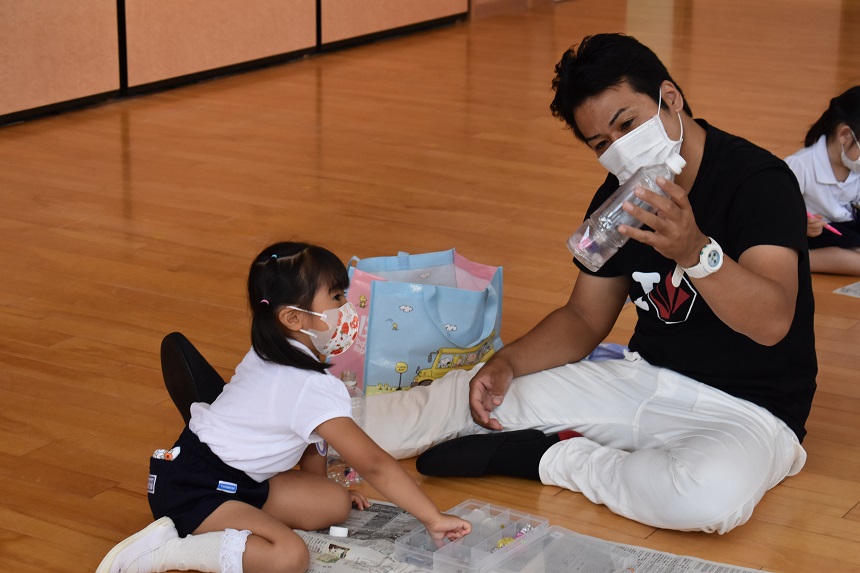 年少の親子学級がありました～たんぽぽ組・すみれ組～