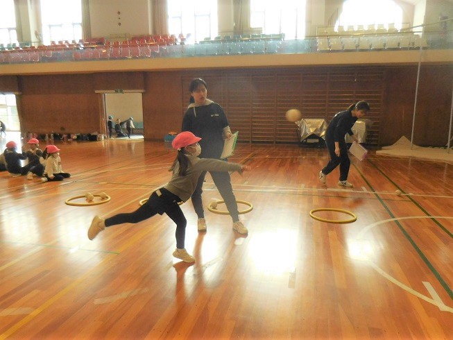 運動能力測定がありました★～年長～:画像３