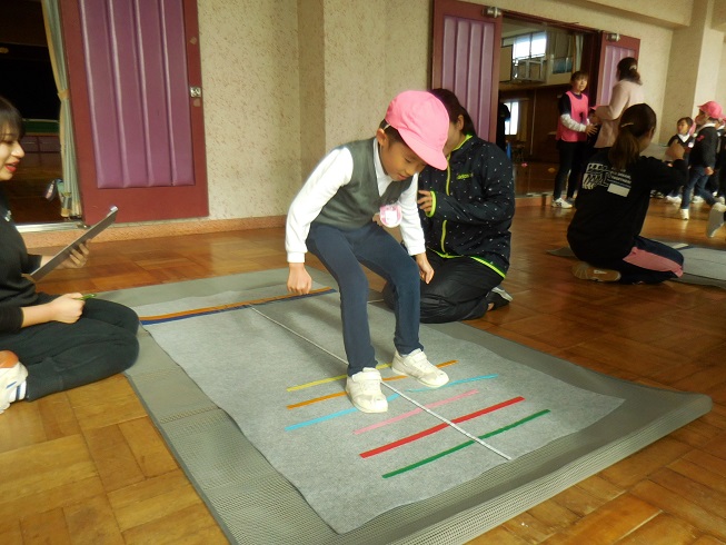 運動能力測定がありました★～年長～:画像２