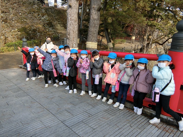 岡崎公園に出かけました（年長組）:画像１