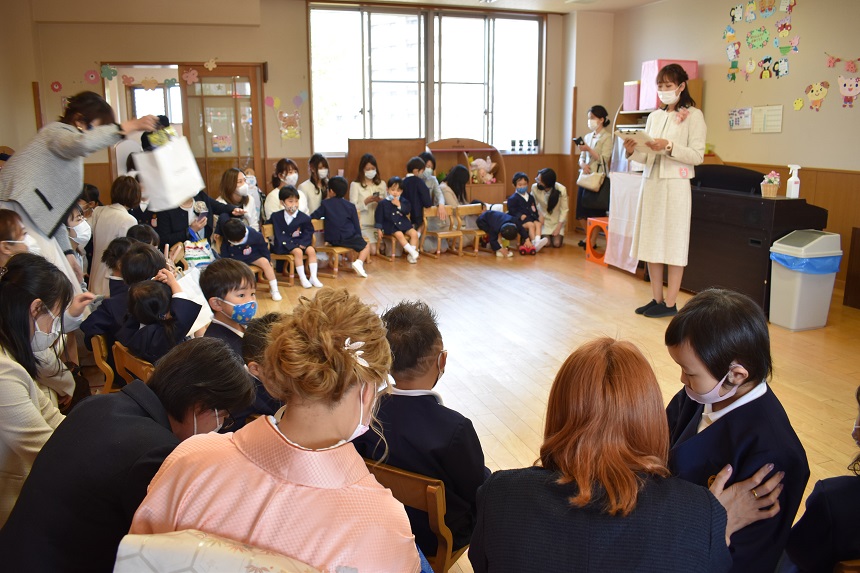 令和3年度入園式が行われました☆第1部☆