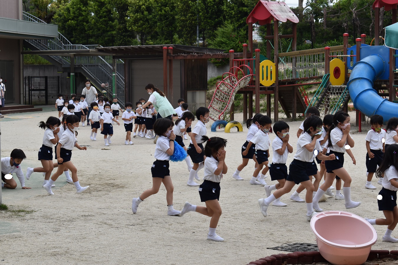 避難訓練(火災)を行いました！