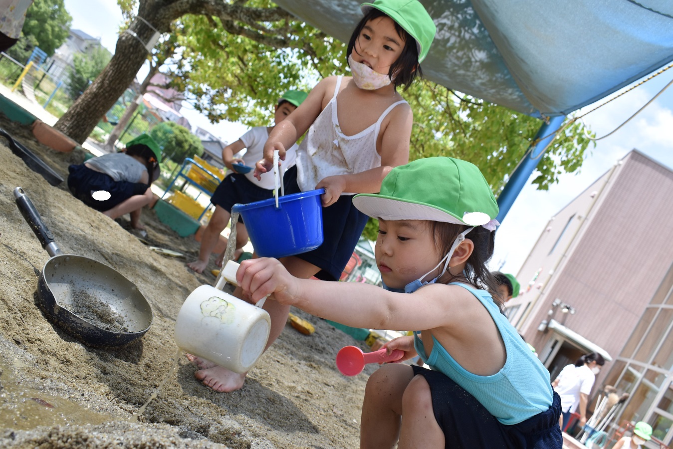 泥んこ遊びをしたよ♪(たんぽぽ組):画像2