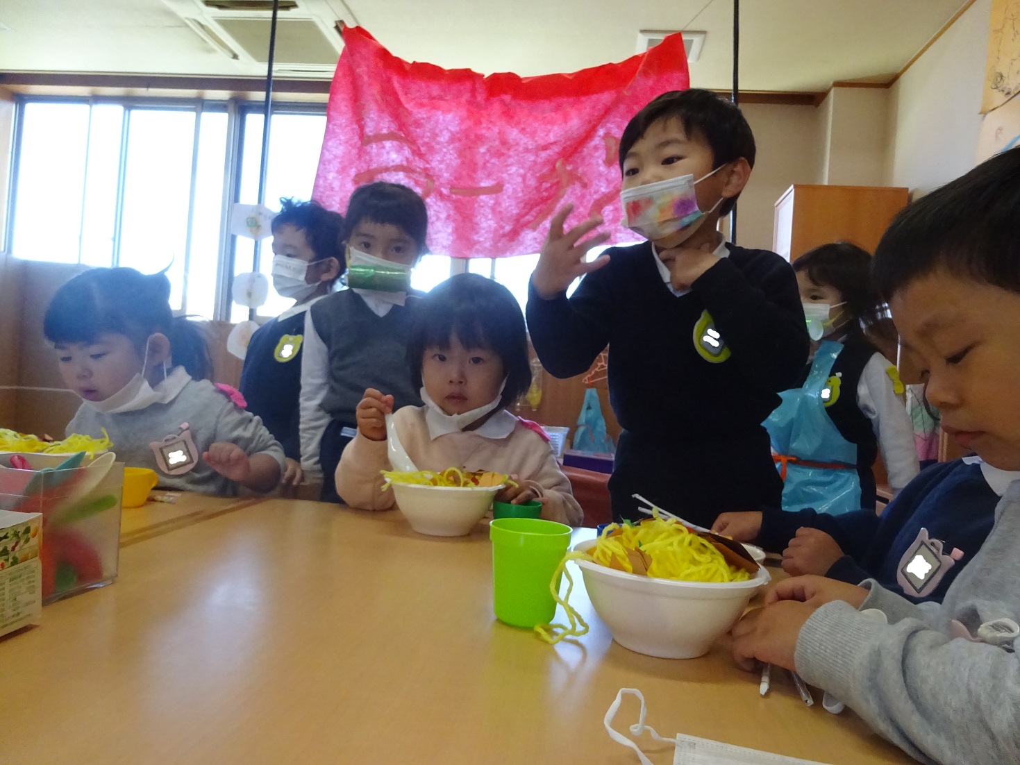 ラーメン屋さんが開店しました!(ひまわり組):画像2