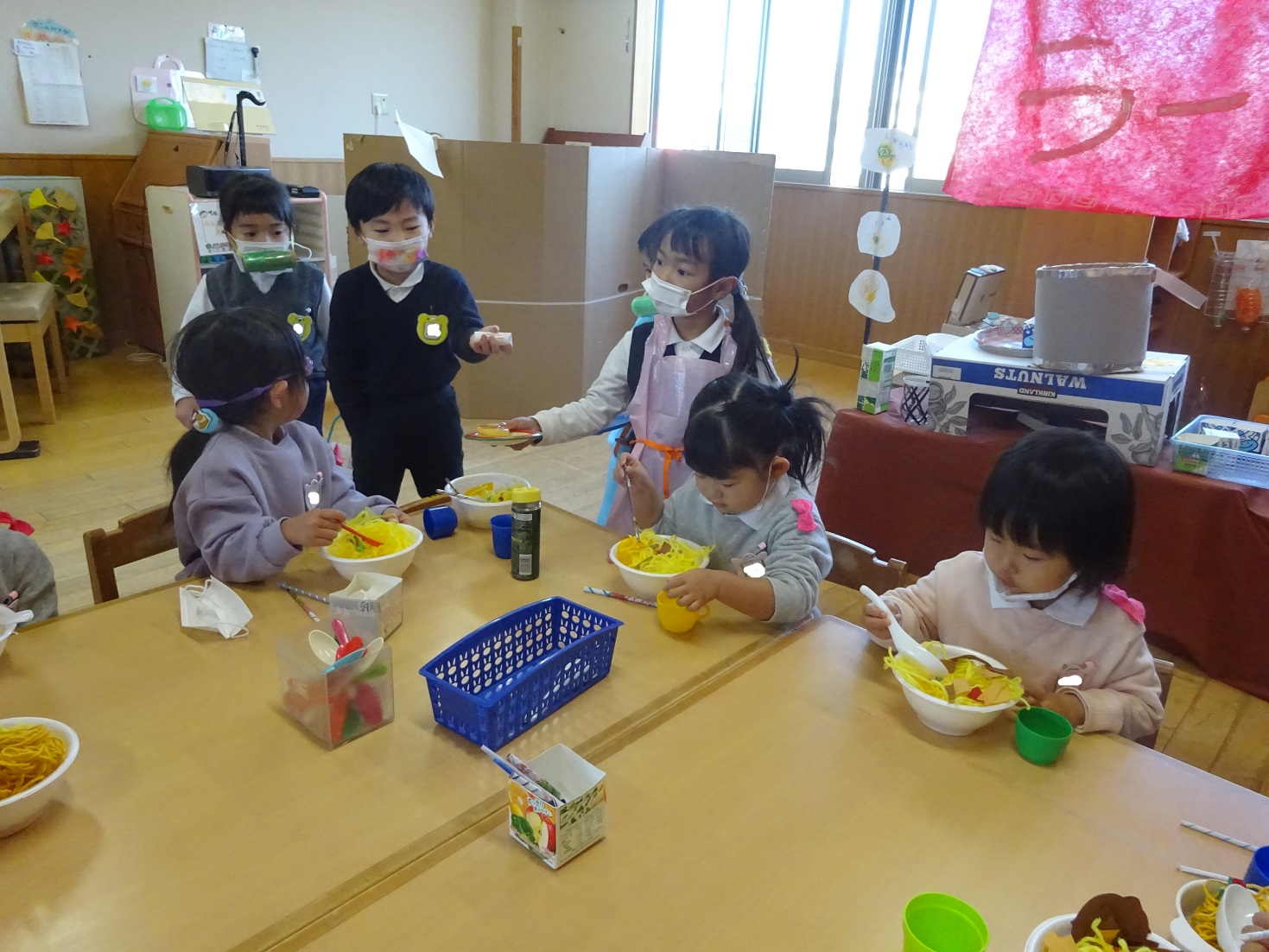 ラーメン屋さんが開店しました！（ひまわり組）