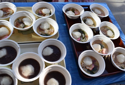 お雑煮、お汁粉を食べたよ♡(part1)