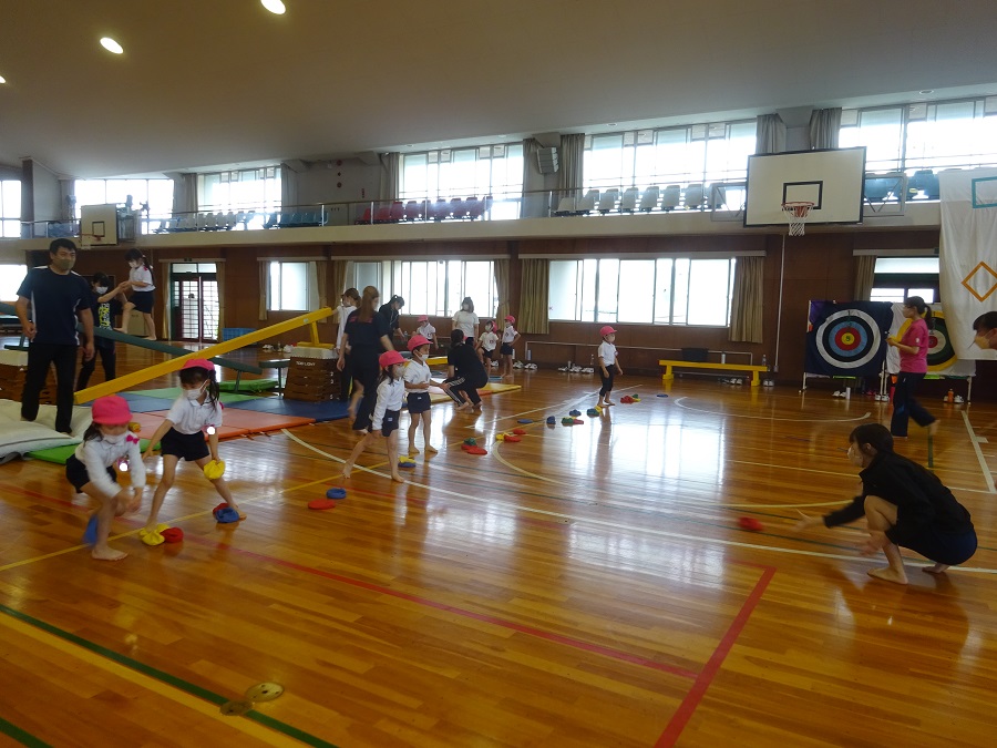 運動遊びがありました！～さくら組～