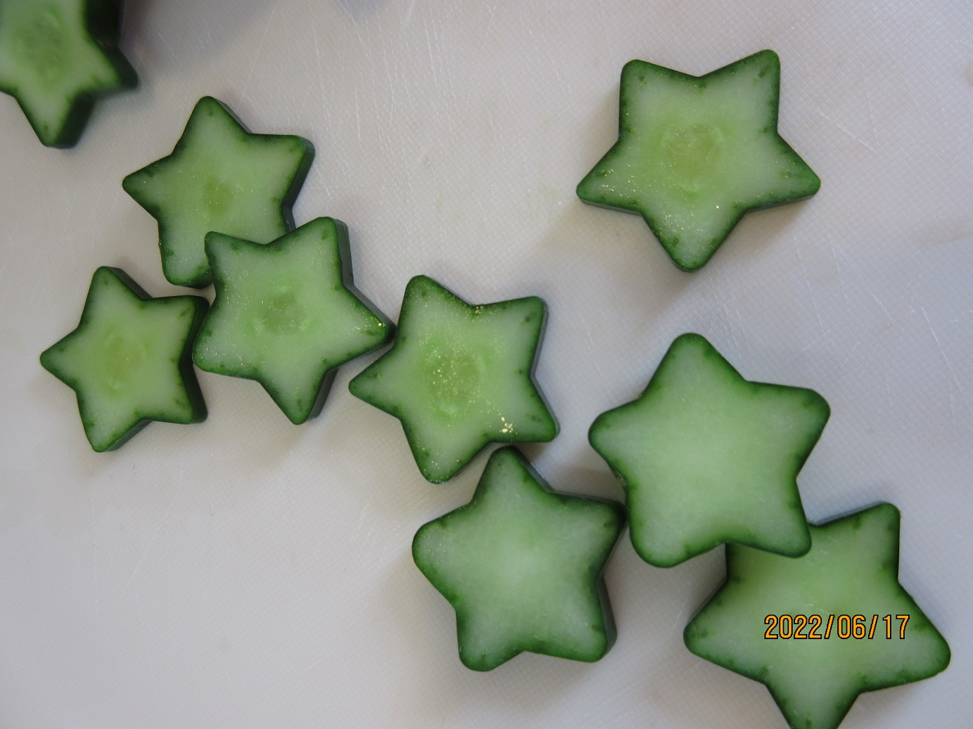 すっごく可愛い星型きゅうり☆★☆