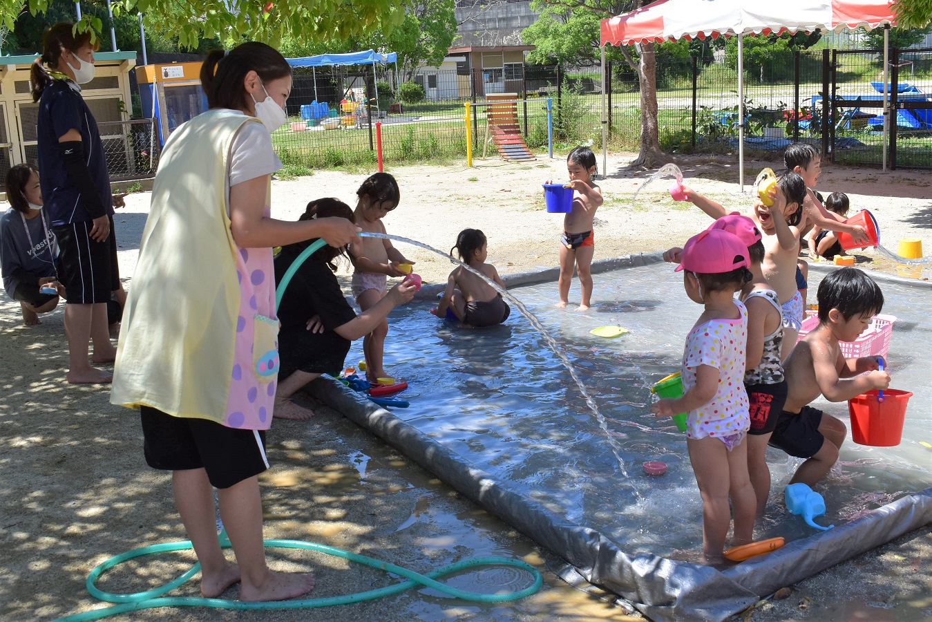 一緒に遊んだよ♪(もも組・たんぽぽ組)