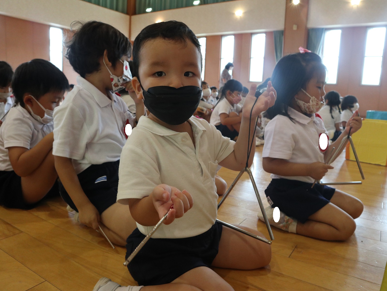 器楽遊びがありました♪（年中）