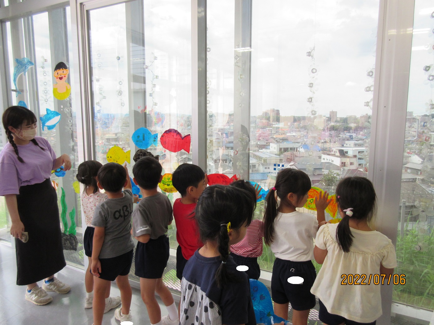 大学に遊びに出かけました♪(年長)