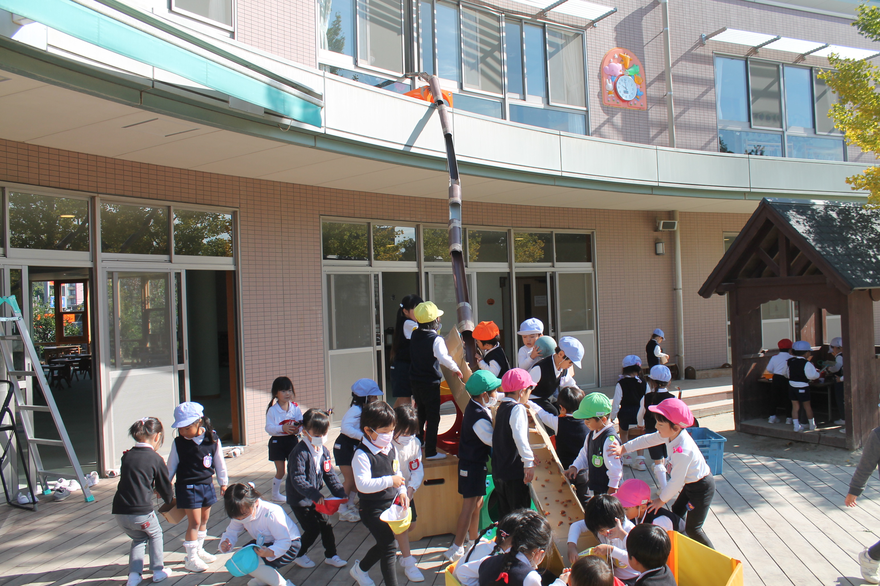 ながいなが～いどんぐり滑り台☆:画像３