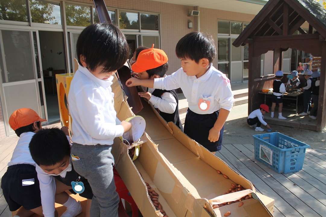 ながいなが～いどんぐり滑り台☆:画像４