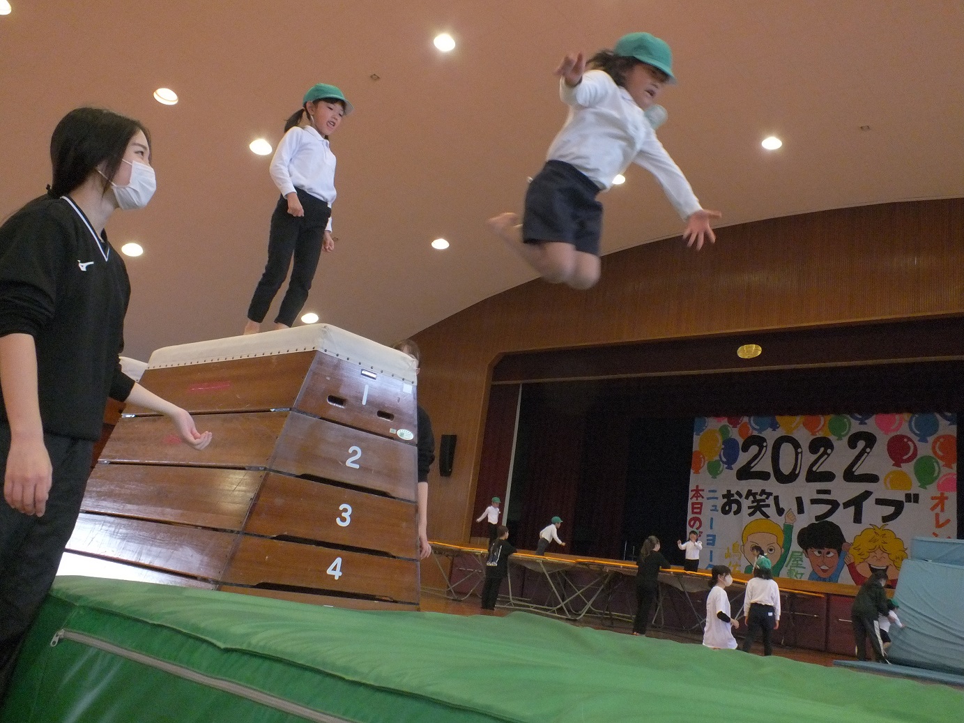 運動遊びがありました☆（すずらん組）