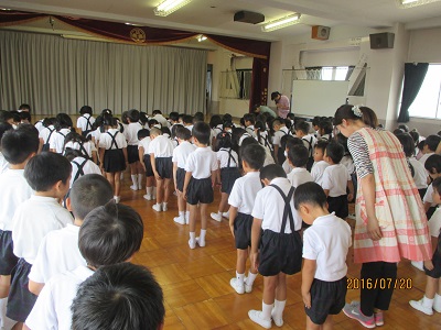 １学期終業式☆