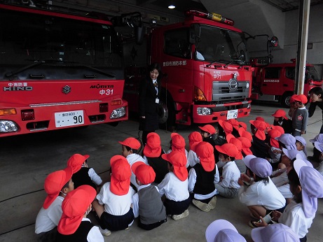 豊田市防災学習センターに行ってきました☆(年中):画像2