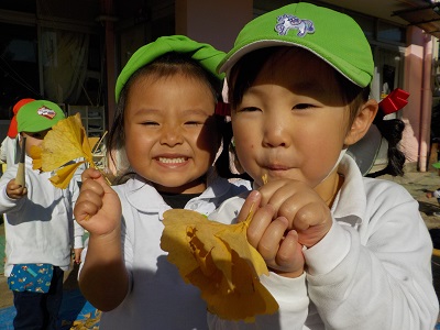 体育館で運動遊びをしたよ☆ 年少:画像2