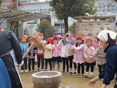 餅つき会がありました☆☆:画像6