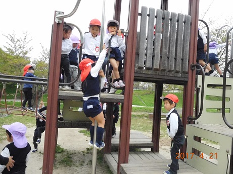 岡崎公園に行ってきました♪（年中）:画像５