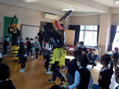 豆まき会をしたよ☆