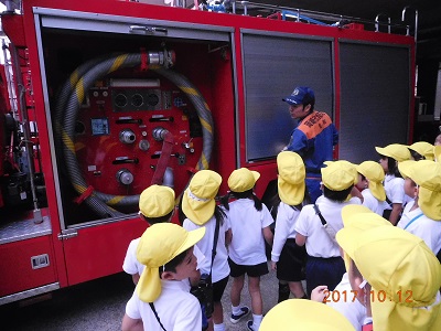 消防署見学に行きました☆（年長）