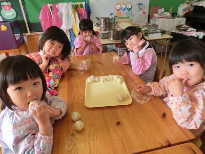 さつまいもクッキング♪（年中）:画像５