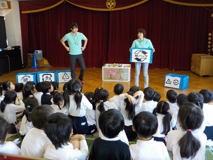 リサイクルについて学んだよ☆(年長):画像１