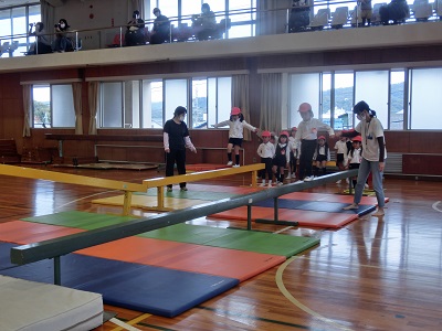 運動遊び（保育参観）年中