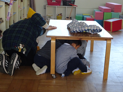 避難訓練をしました☆