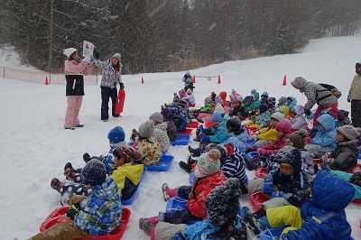 年長★雪遊び
