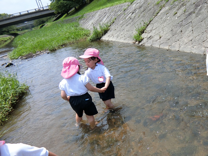 川遊びをしたよ♪（年長・年少）➁:画像２