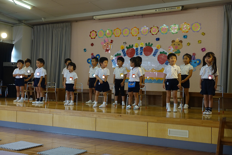 9月の誕生日会をしたよ☆