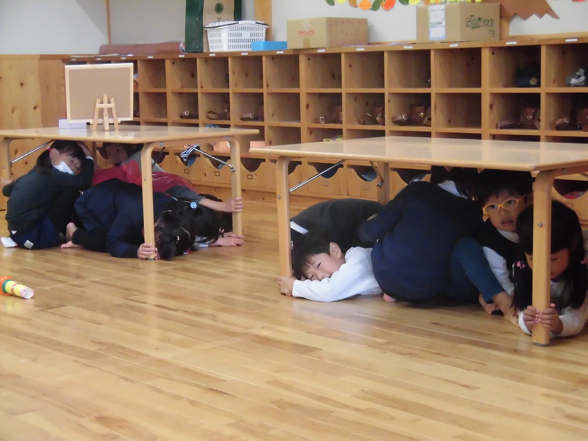 ◆避難訓練◆好きな遊びの時間