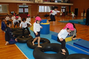✿年中✿大学での運動遊び:画像４