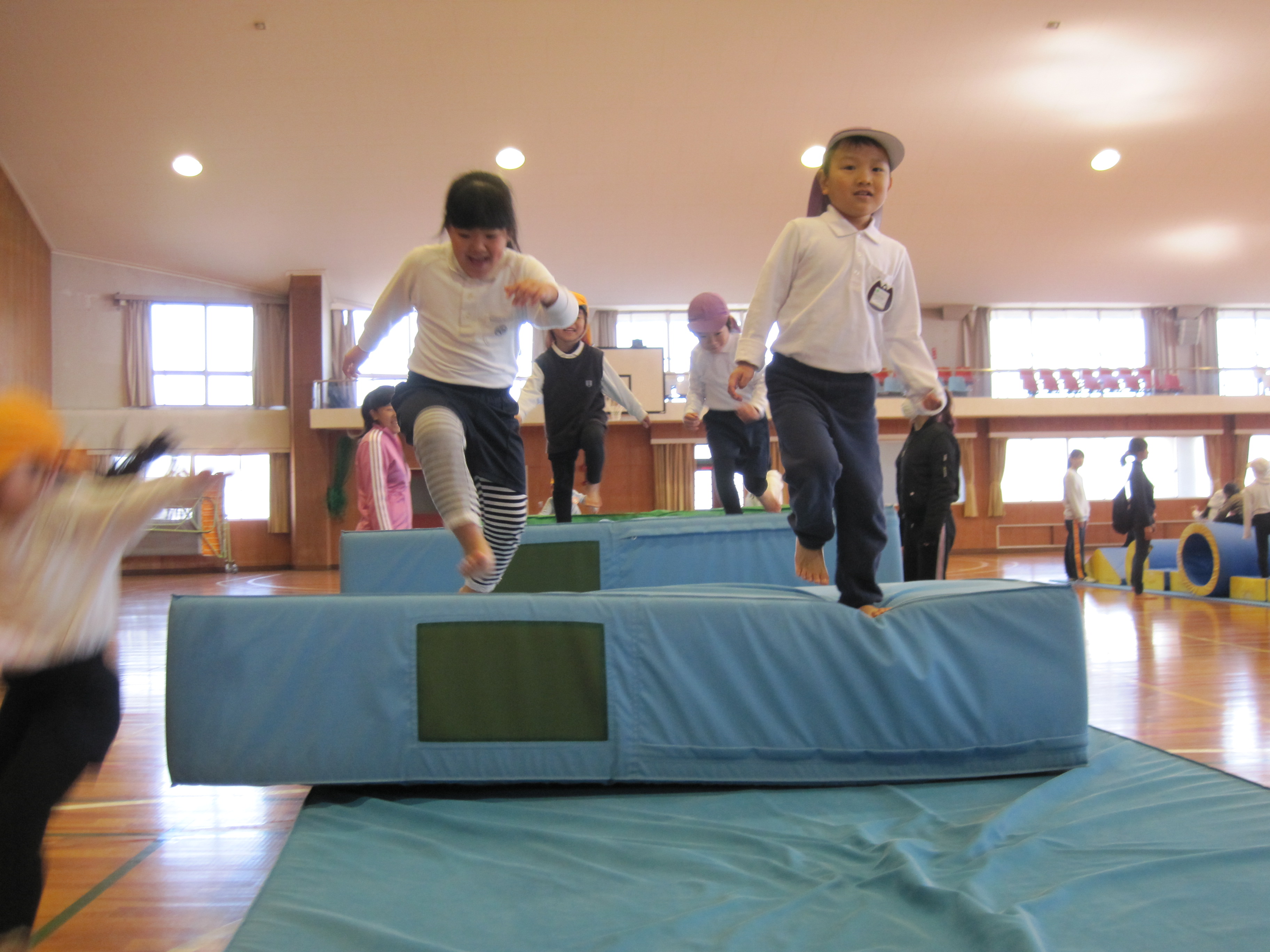 運動遊び二回目★楽しかったね～！！年長:画像２