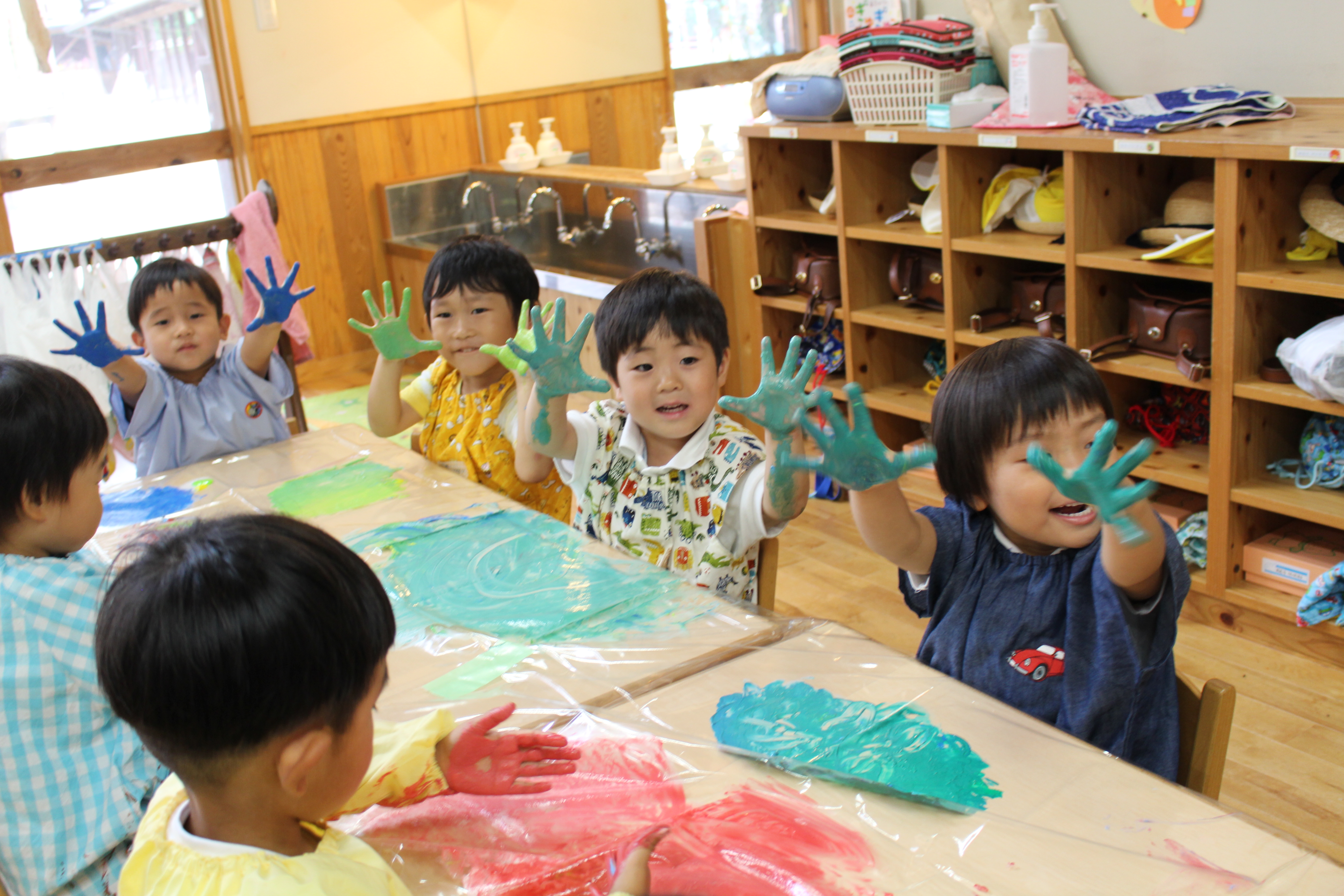 フィンガーペインティング★年少:画像5