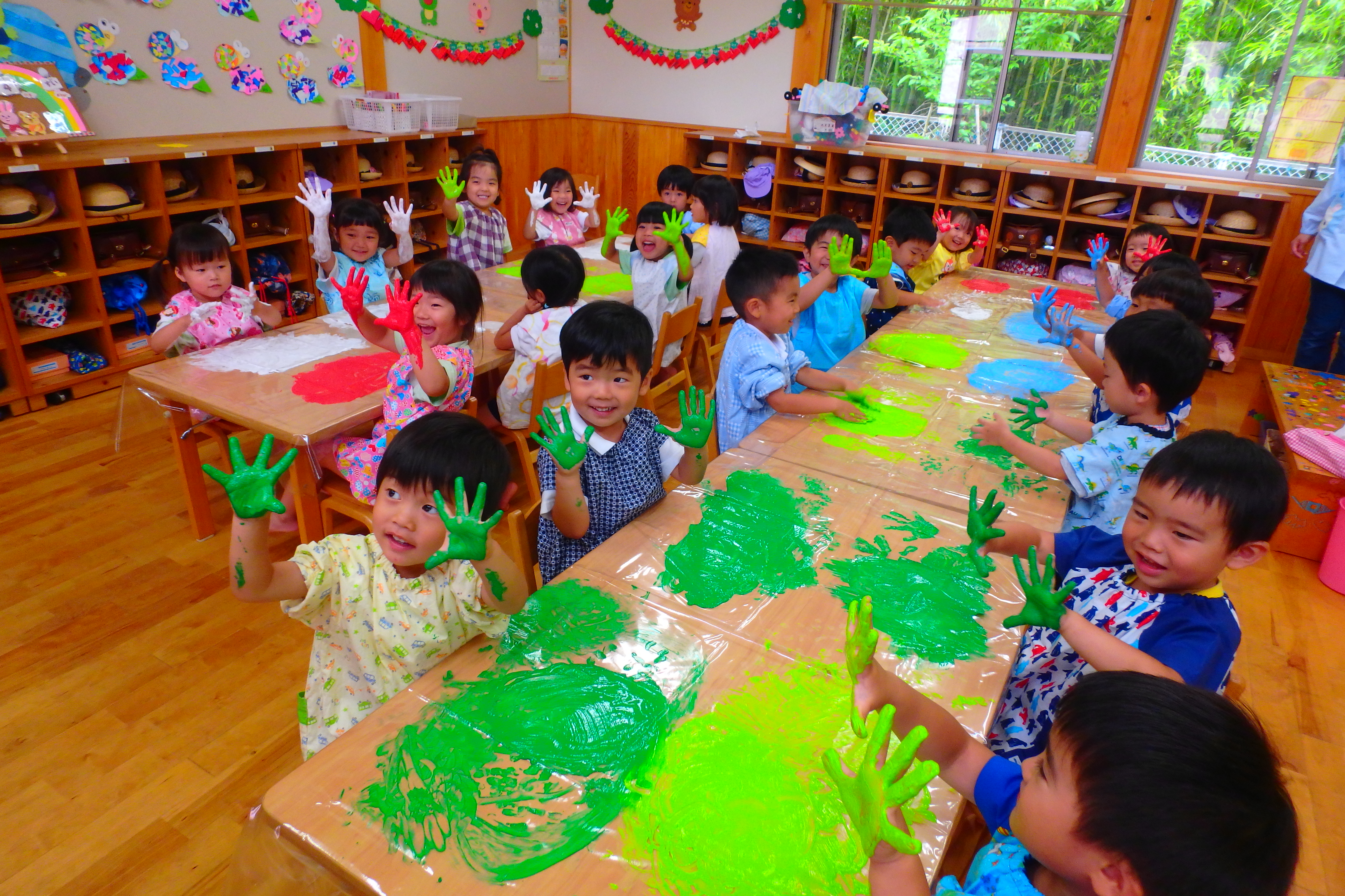 フィンガーペインティング★年少:画像6